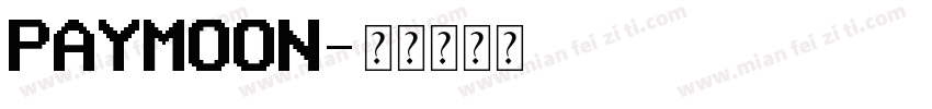 paymoon字体转换