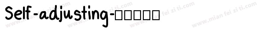 Self-adjusting字体转换