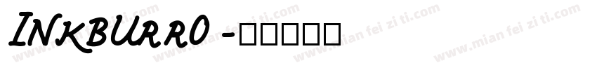 INKBURRO字体转换