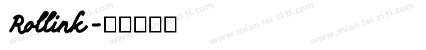 Rollink字体转换