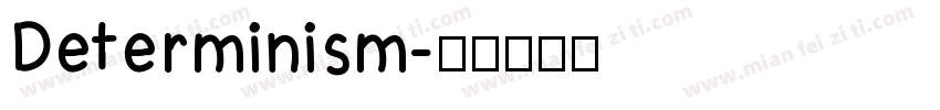 Determinism字体转换