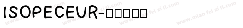 ISOPECEUR字体转换