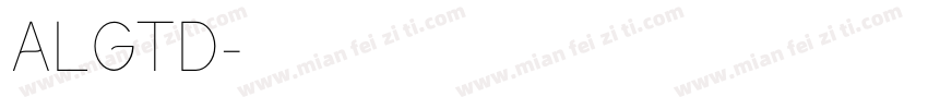 ALGTD字体转换