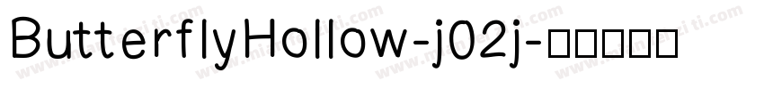 ButterflyHollow-j02j字体转换