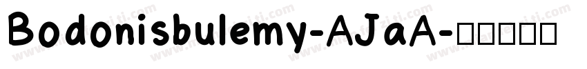 Bodonisbulemy-AJaA字体转换