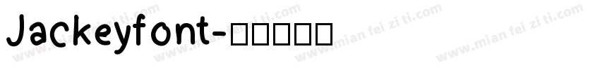 Jackeyfont字体转换