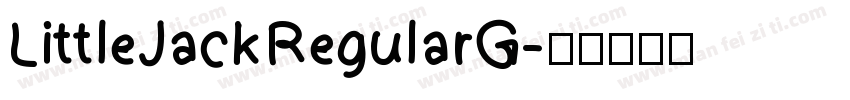 LittleJackRegularG字体转换