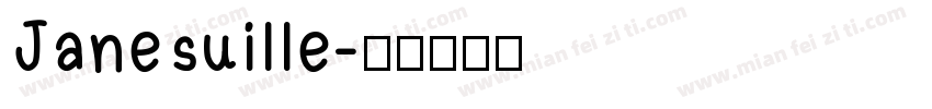 Janesuille字体转换