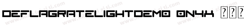DeflagrateLightDemo-on4x字体转换