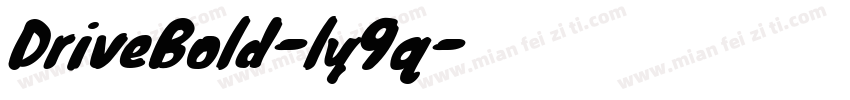 DriveBold-ly9q字体转换