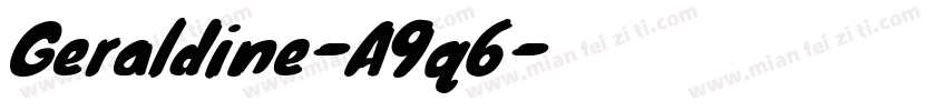 Geraldine-A9q6字体转换
