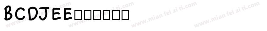 BCDJEE字体转换