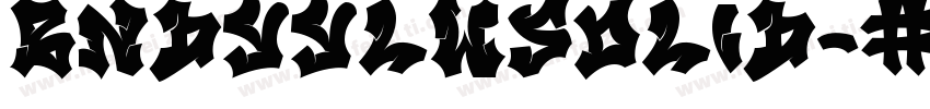 BndyYlwSolid字体转换