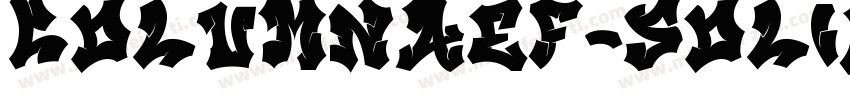 ColumnaEF-Solid字体转换