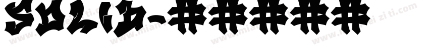 solid字体转换