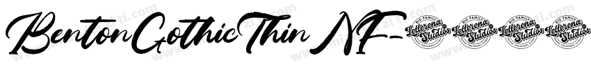 BentonGothicThinNF字体转换