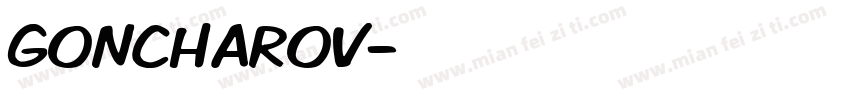 GONCHAROV字体转换