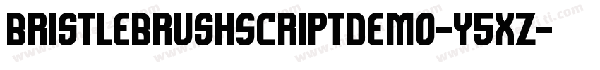 BristleBrushScriptDemo-y5xZ字体转换