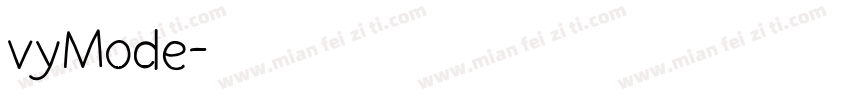vyMode字体转换