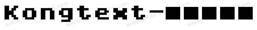 Kongtext字体转换