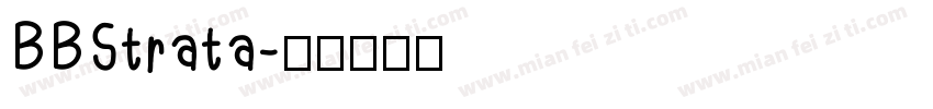 BBStrata字体转换