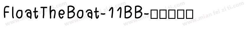 FloatTheBoat-11BB字体转换