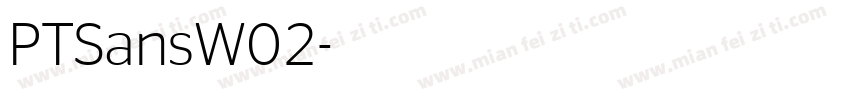 PTSansW02字体转换