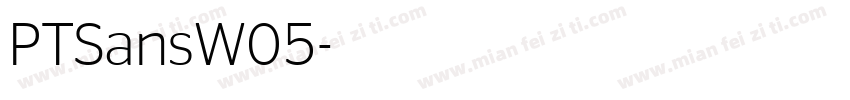 PTSansW05字体转换