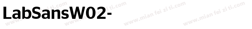 LabSansW02字体转换