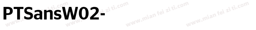 PTSansW02字体转换