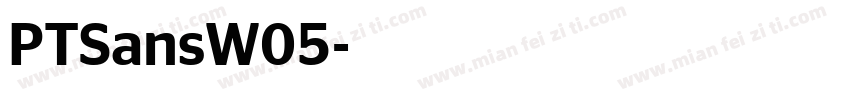 PTSansW05字体转换