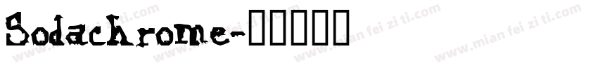 Sodachrome字体转换