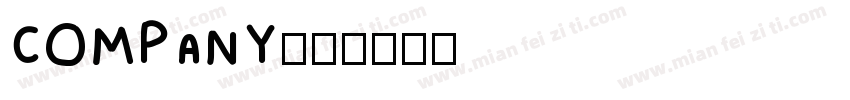 COMPANY字体转换