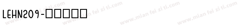 LEHN209字体转换