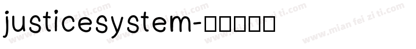 justicesystem字体转换