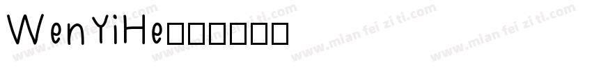 WenYiHe字体转换
