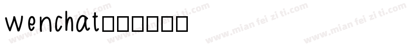 wenchat字体转换
