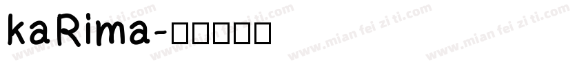 kaRima字体转换
