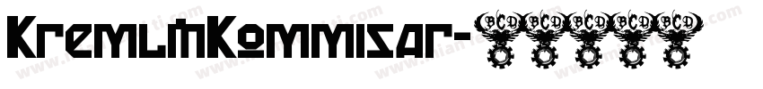 KremlinKommisar字体转换