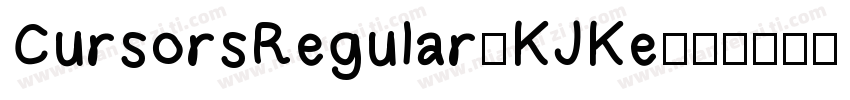 CursorsRegular-KJKe字体转换