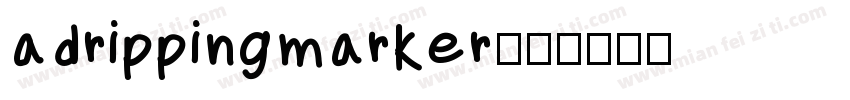 adrippingmarker字体转换