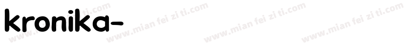 kronika字体转换