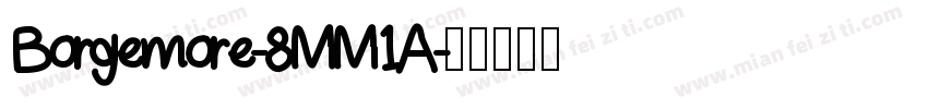 Borgemore-8MM1A字体转换