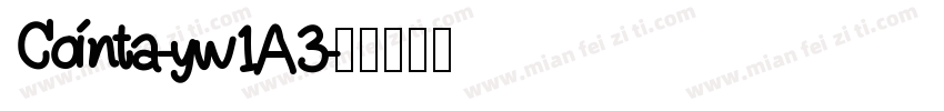 Cointa-yw1A3字体转换