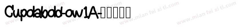 Cupolabold-ow1A字体转换