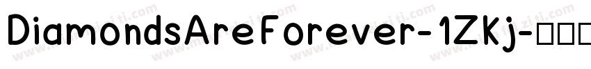 DiamondsAreForever-1ZKj字体转换
