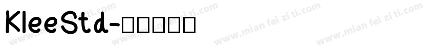 KleeStd字体转换