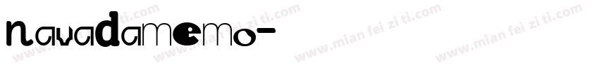 navadamemo字体转换