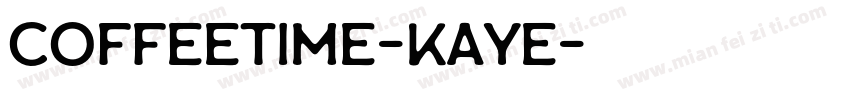 CoffeeTime-KAye字体转换