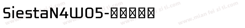 SiestaN4W05字体转换